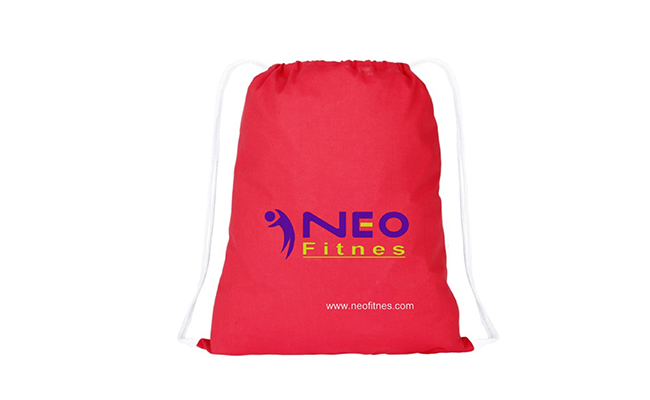 Gym Drawstring Backpack | Red Colour | NEO Fitnes