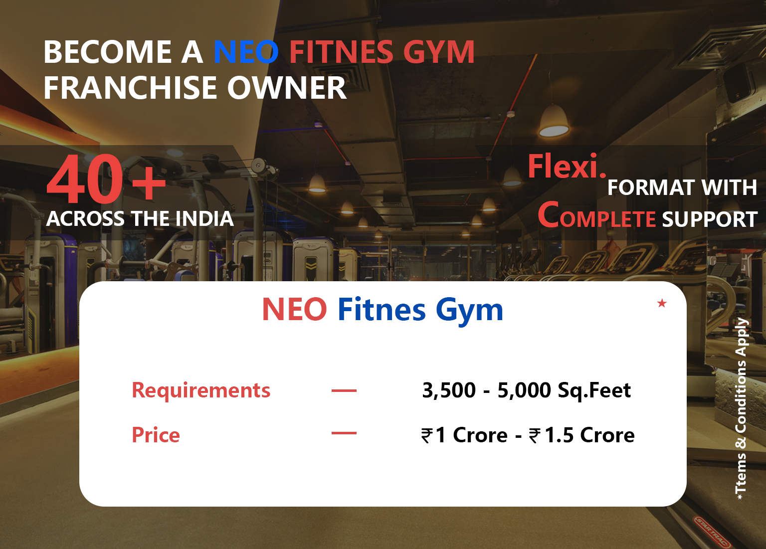 become a neofitnes gym franchise owner