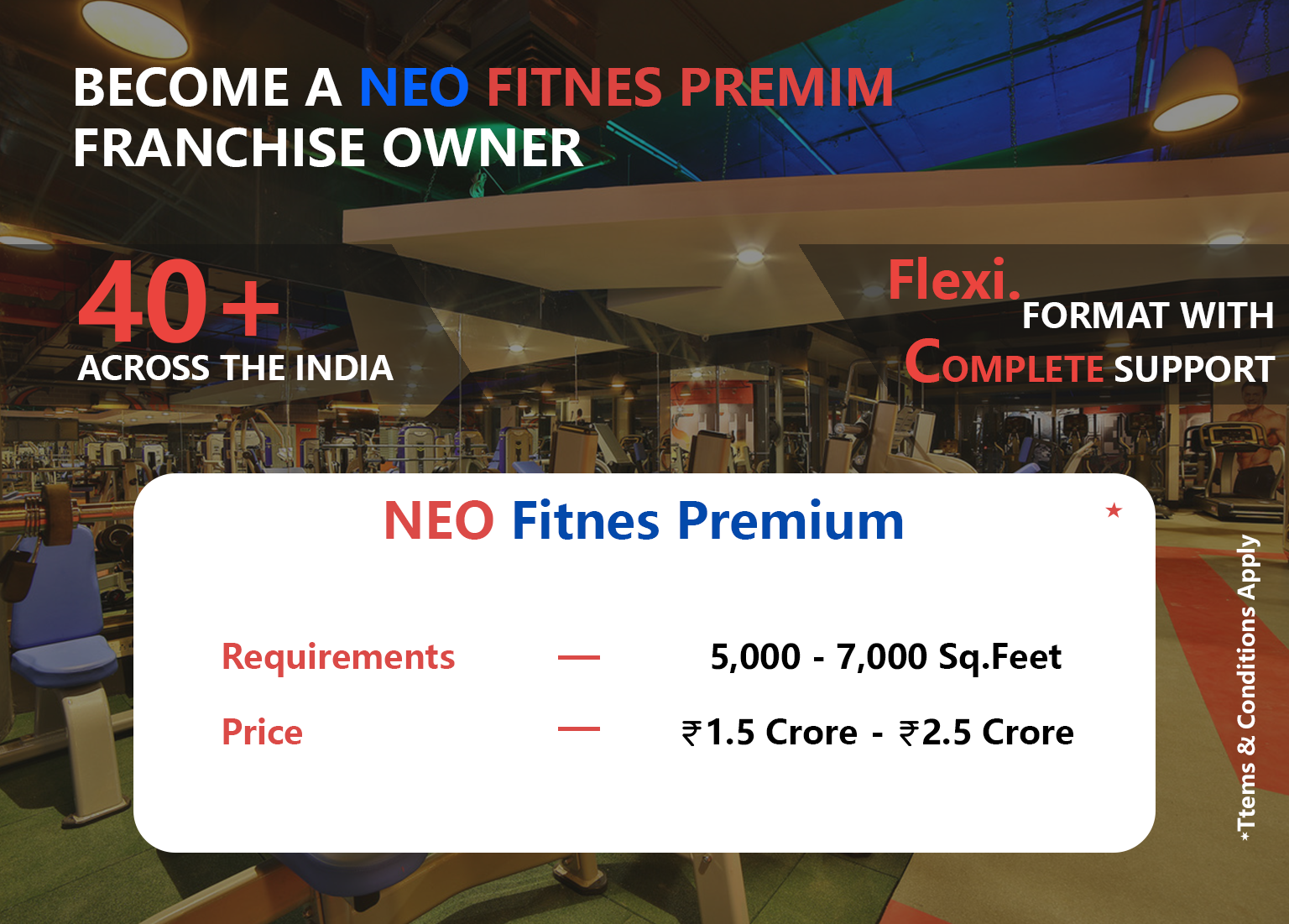 become a neofitnes premium franchise owner